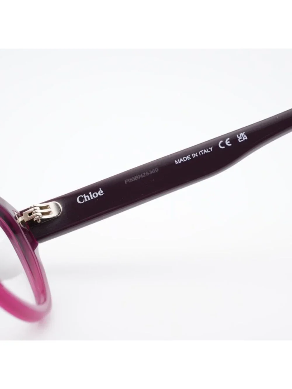 Chloe CH0243O 007 Eyeglasses Bordeaux 53mm Square Frame